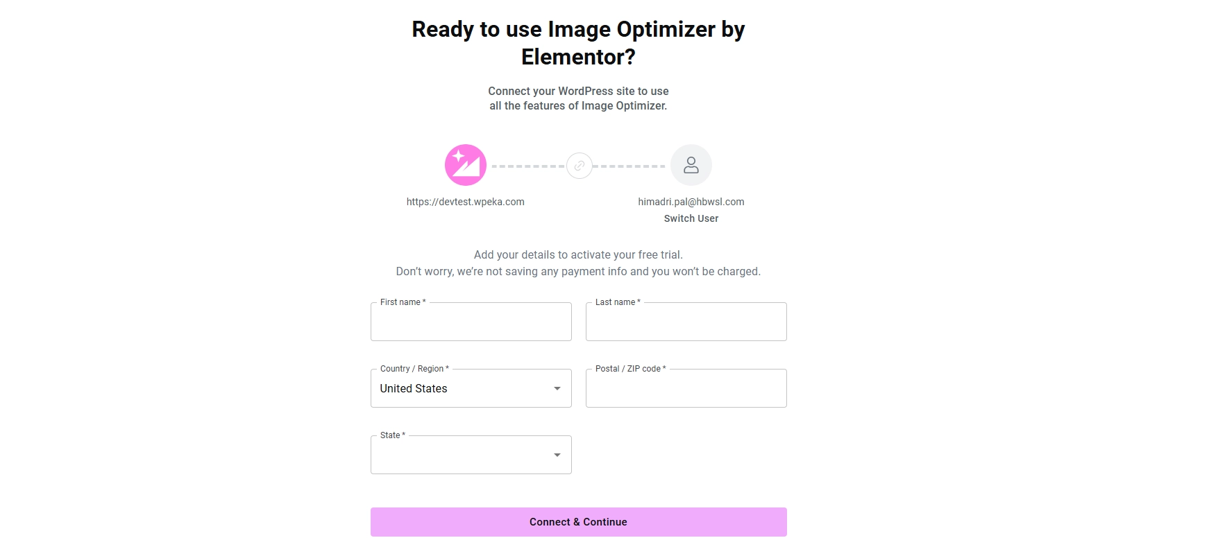 Fill in your details