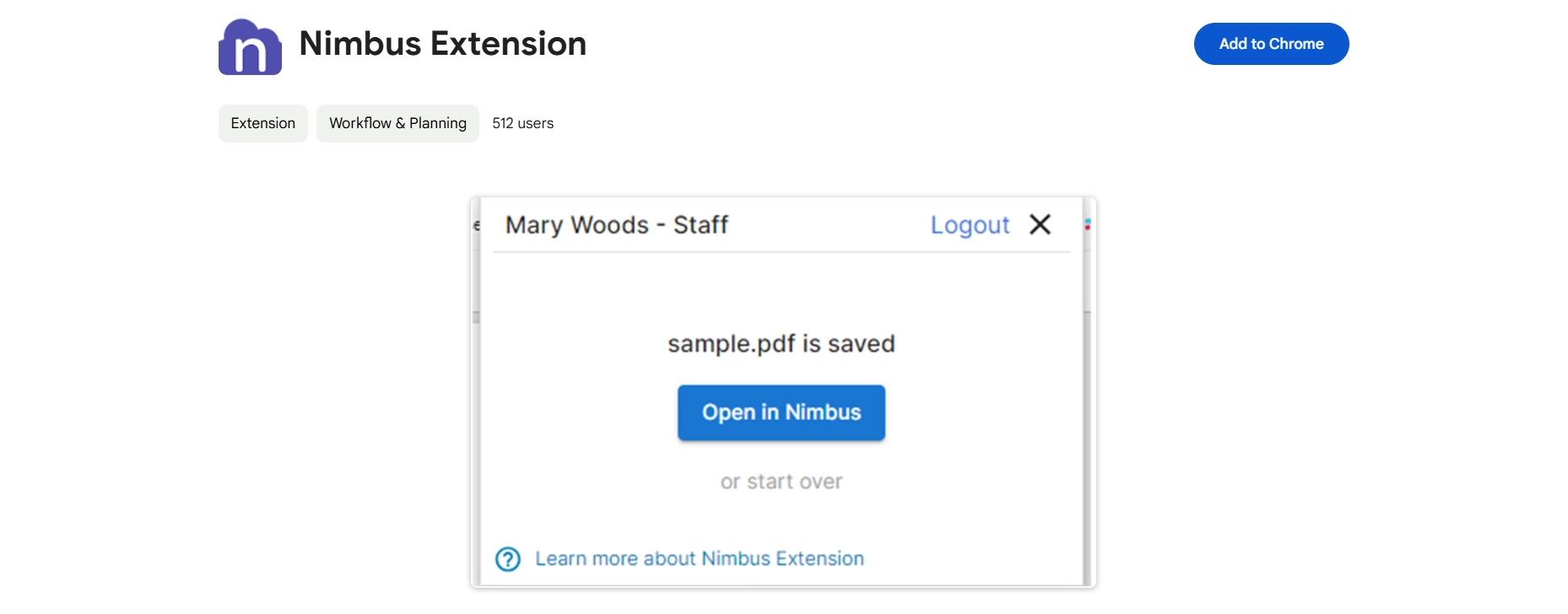 Nimbus Extenion