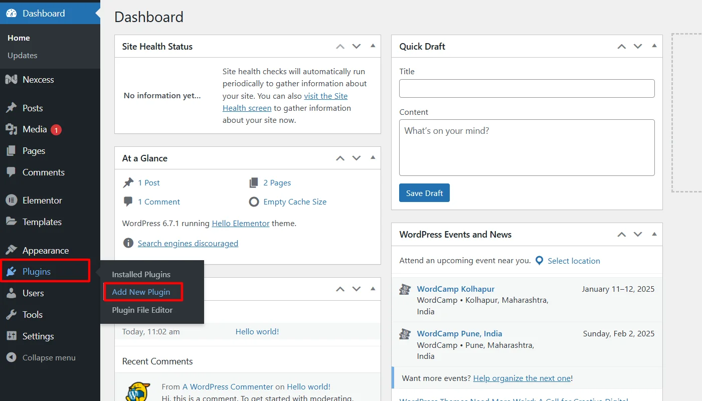 Add new plugin