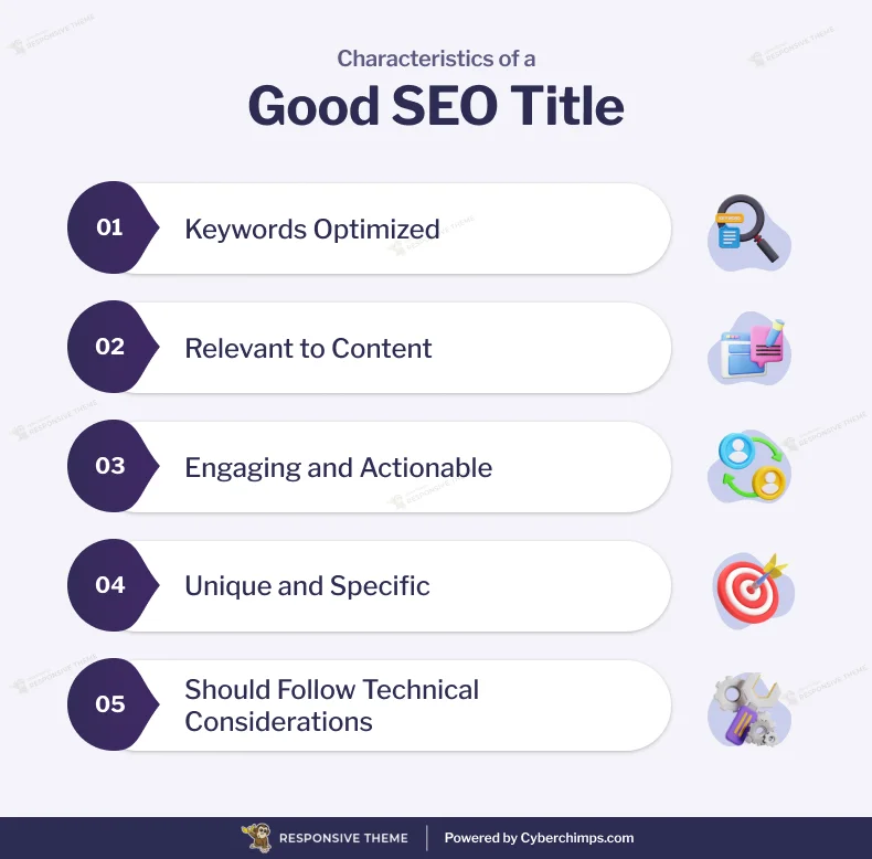 Characteristics of a Good SEO Title