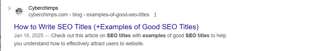 What are SEO titles