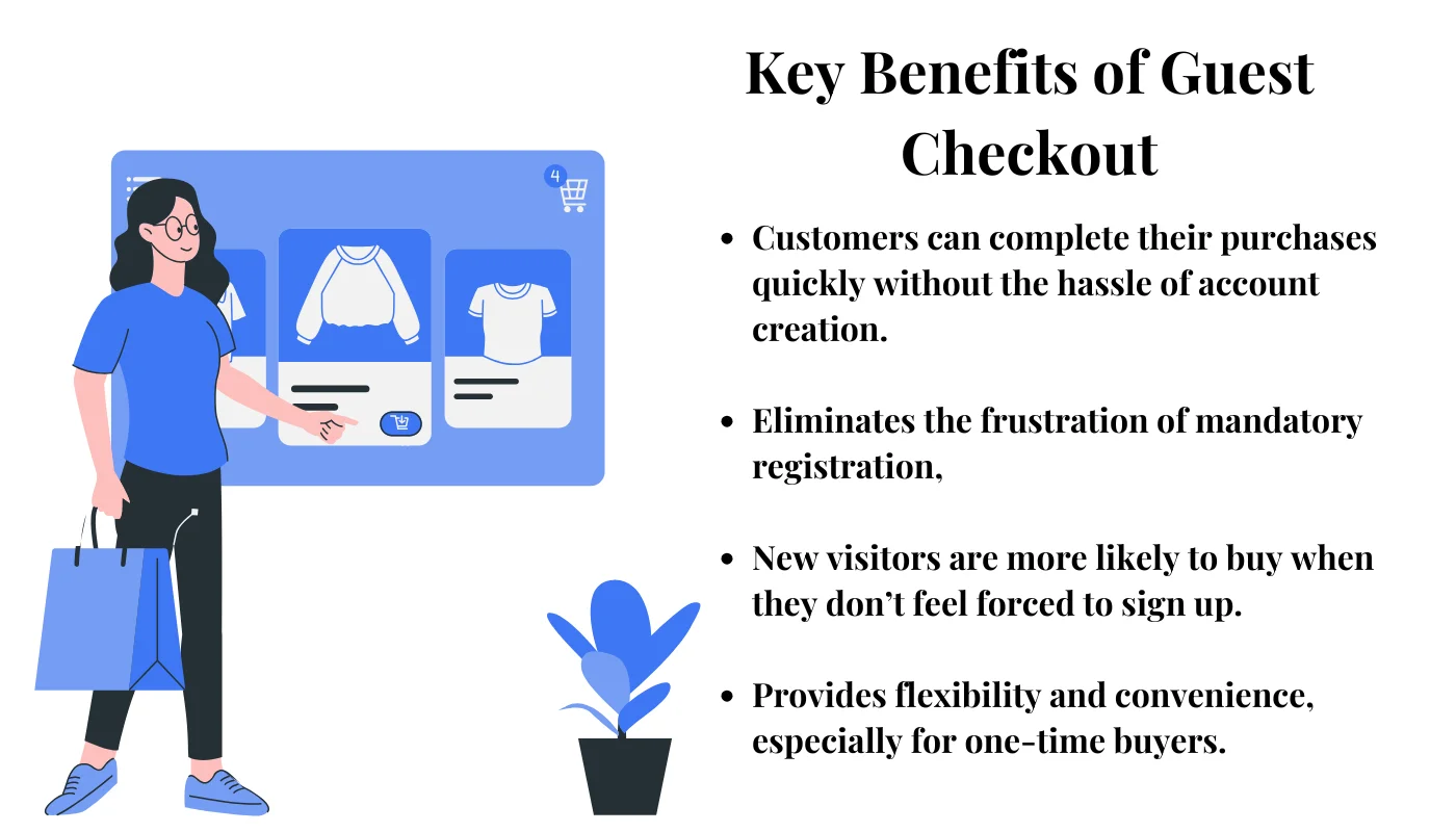 Benefits of guest checkout