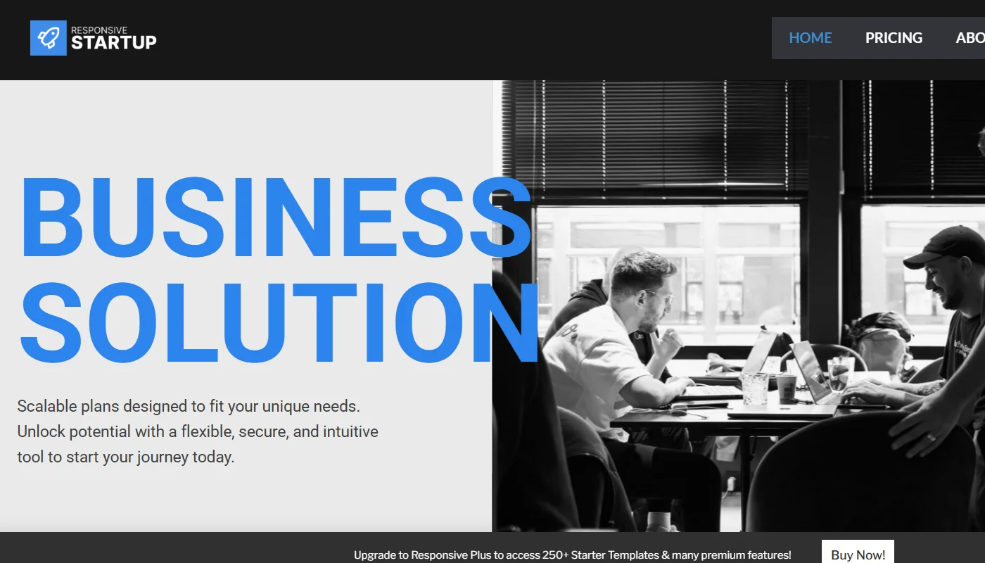 Startup Website Template