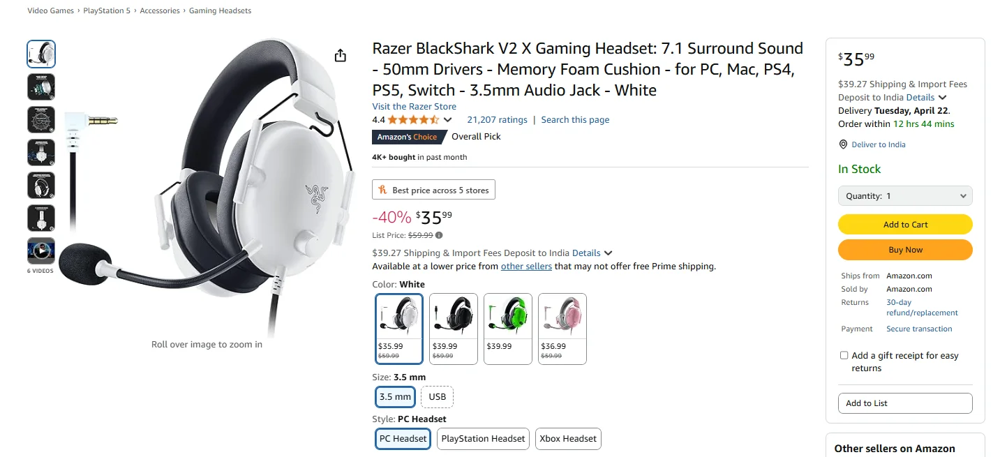 Persuasive product description