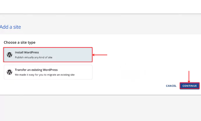 install wordpress