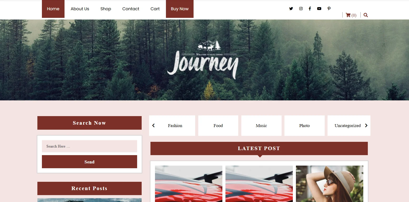 Blogger Base WordPress Theme