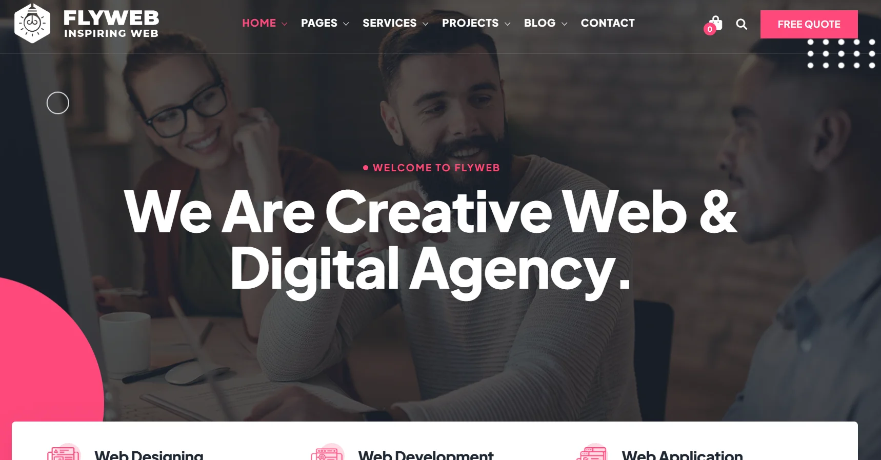 Flyweb Web Design Agency WordPress Theme