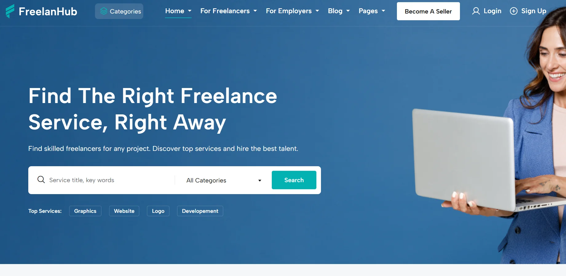 Freelanhub WordPress Theme