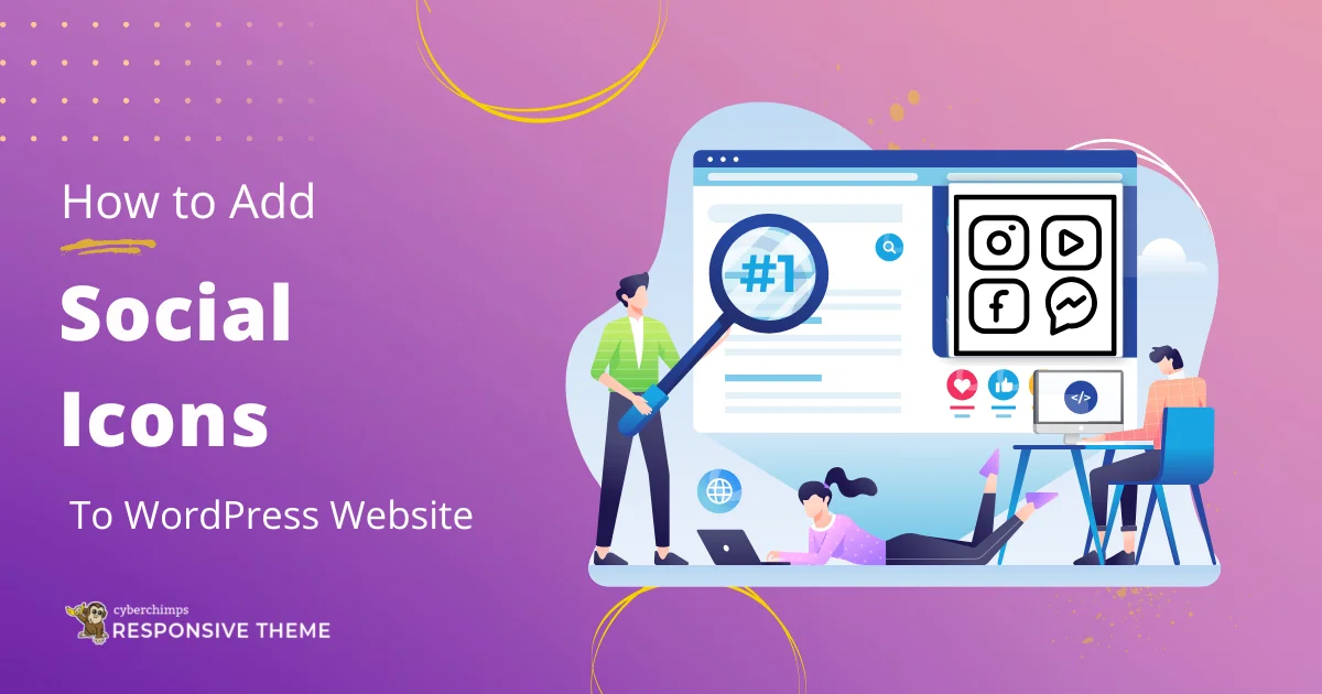 How to add social icons