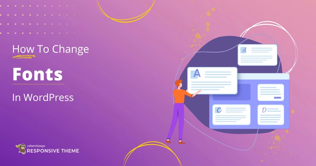 How to change fonts in WordPress