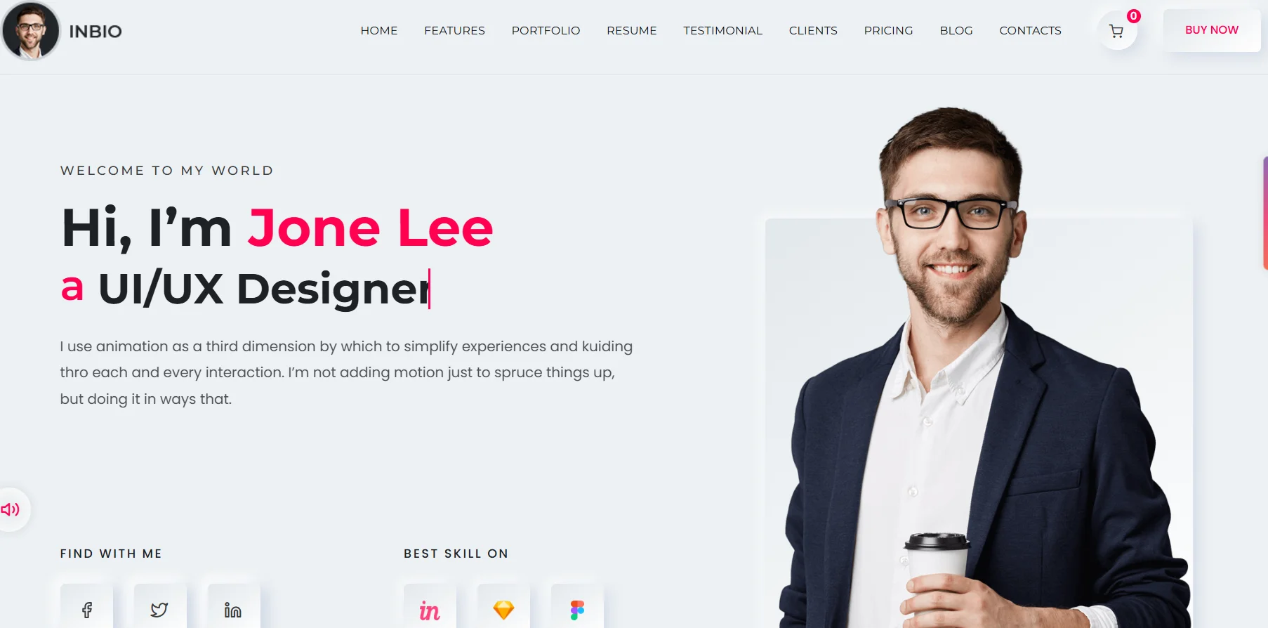 InBio WordPress Theme