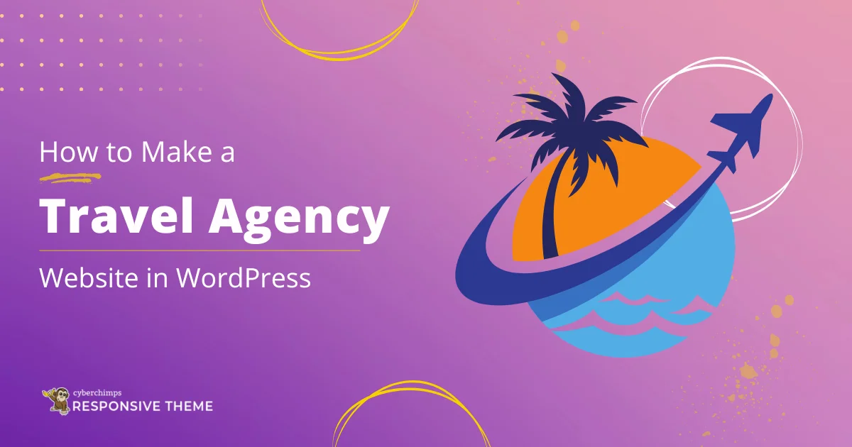 Make a travel agency website