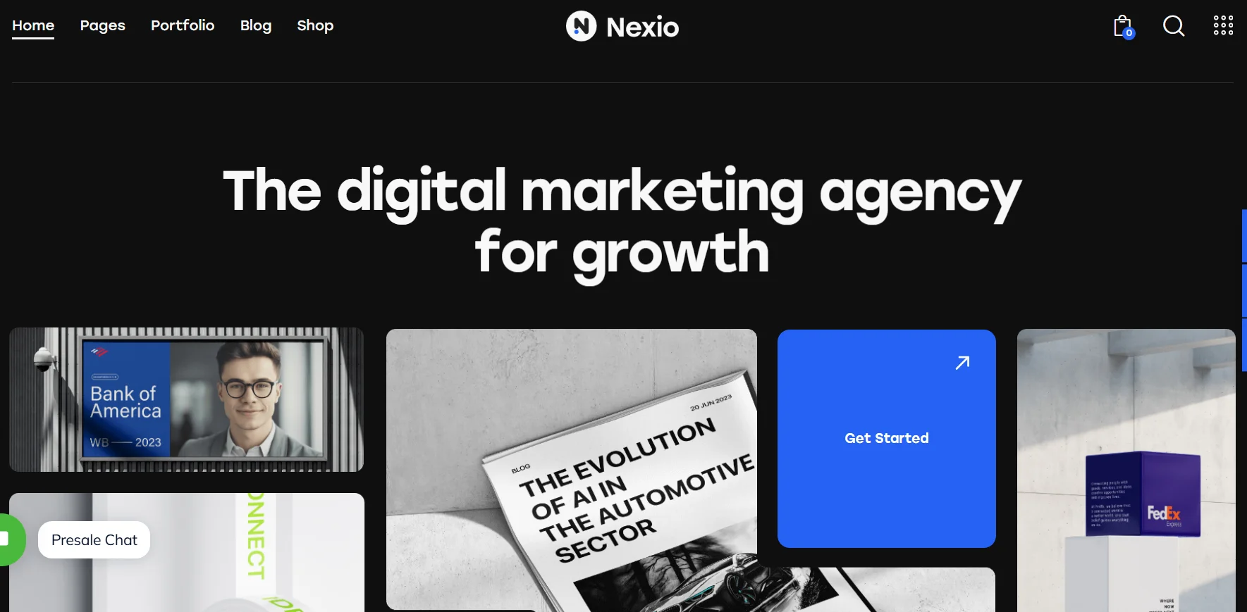 Nexio Creative WordPress Theme