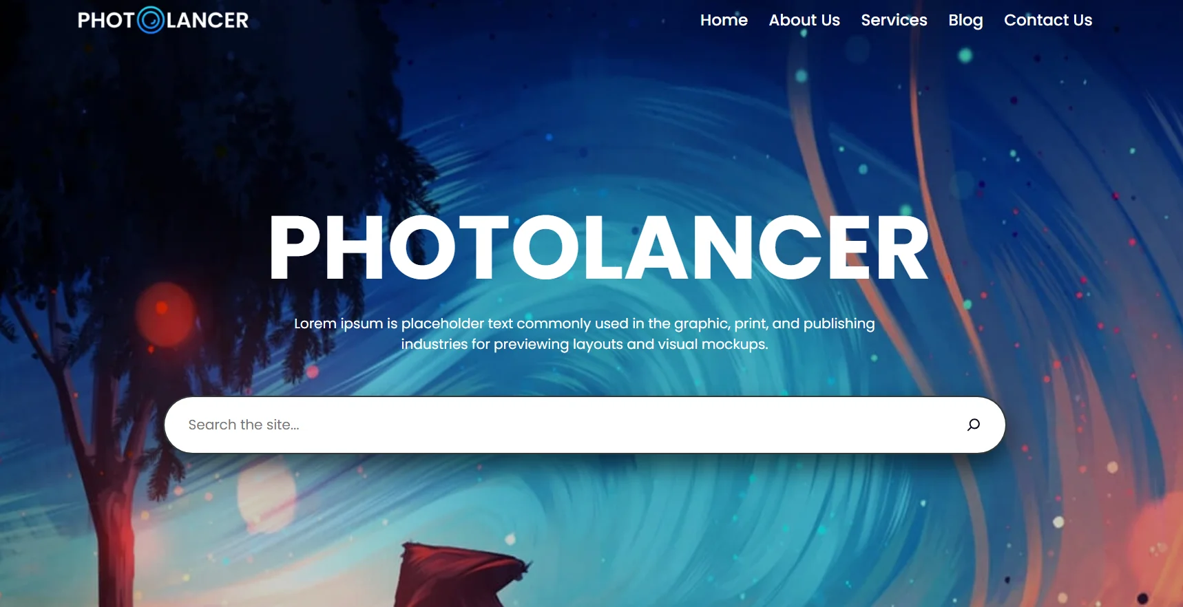 Photolancer WordPress theme