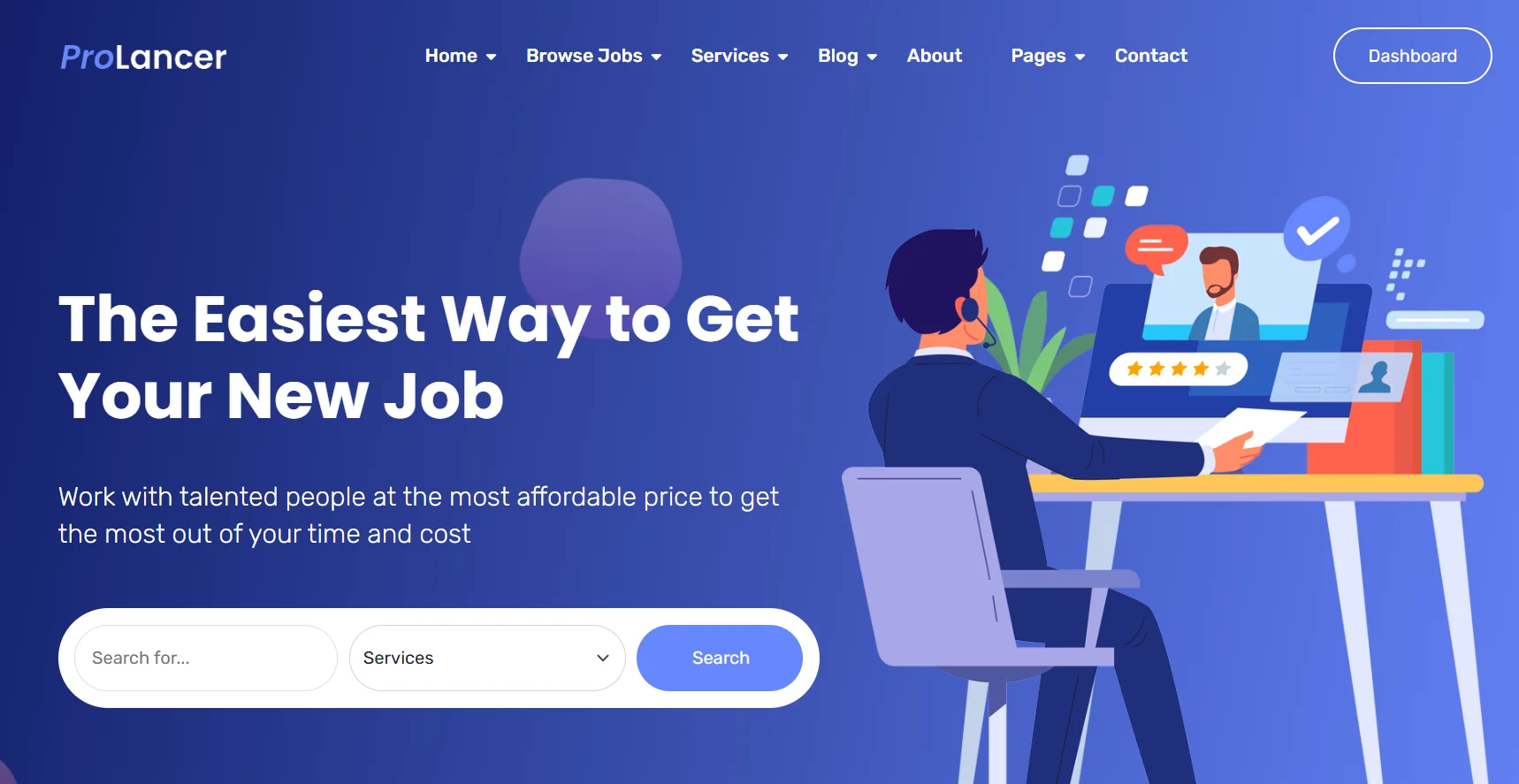 ProLancer Freelance WordPress Theme