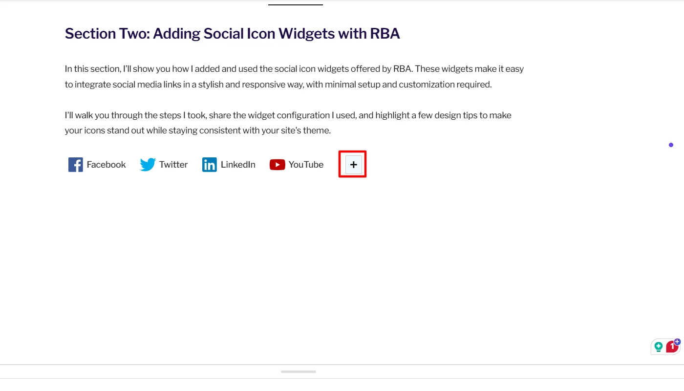 Adding new social icon