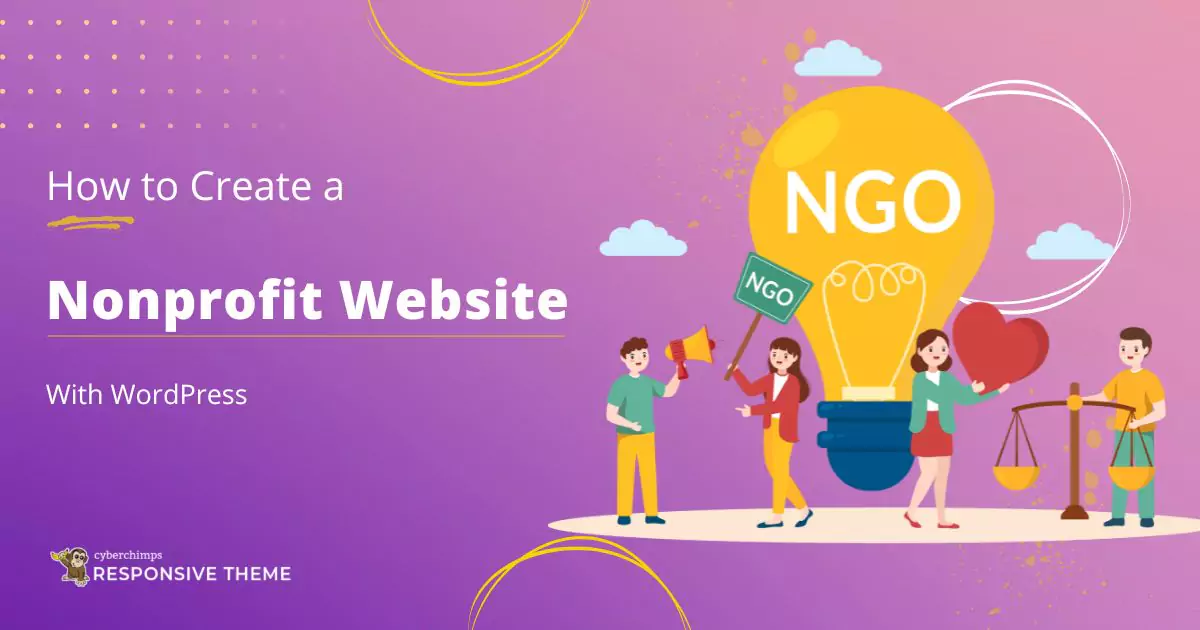 How to create a nonprofit website in wordpress