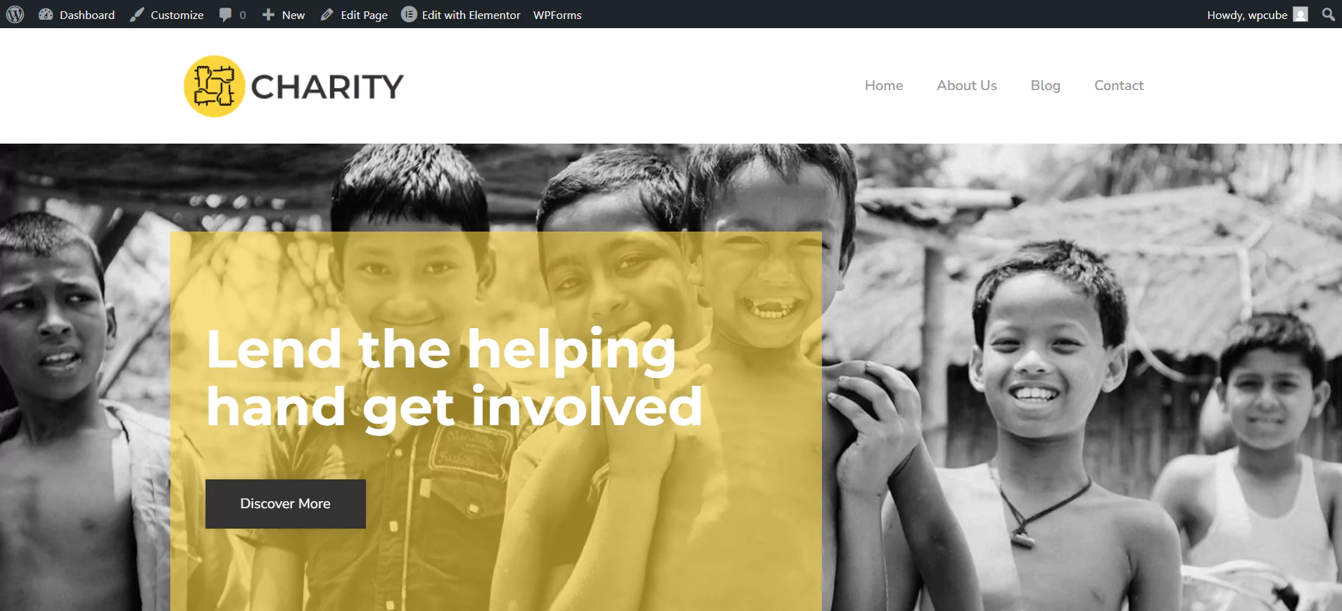 nonprofit website