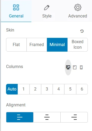 General customizations