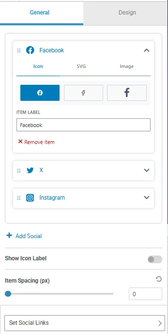General customizations