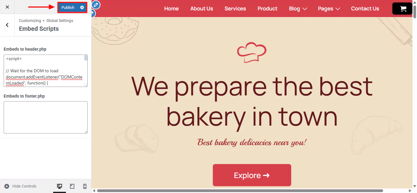 Publish after preview
