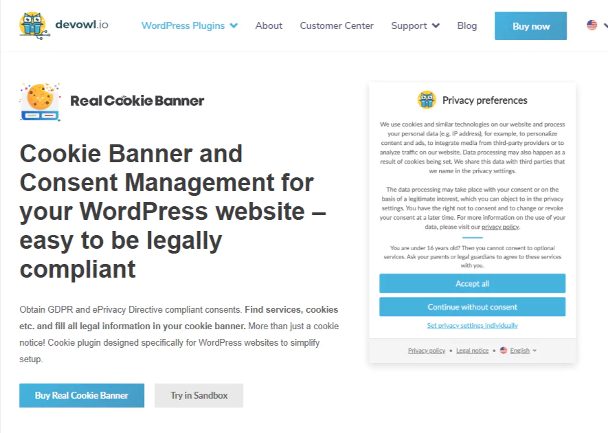 Real Cookie Banner