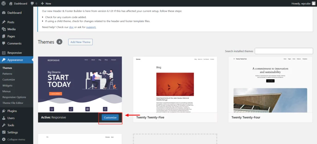 themes-customize-dashboard-wordpress