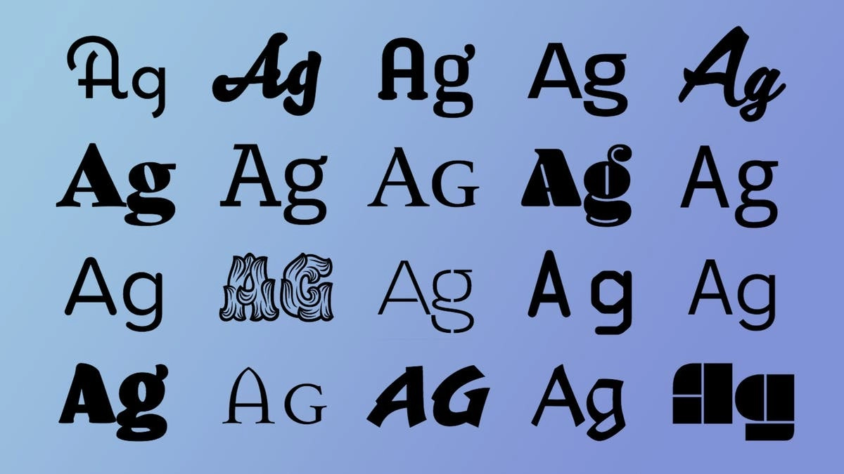what are custom fonts