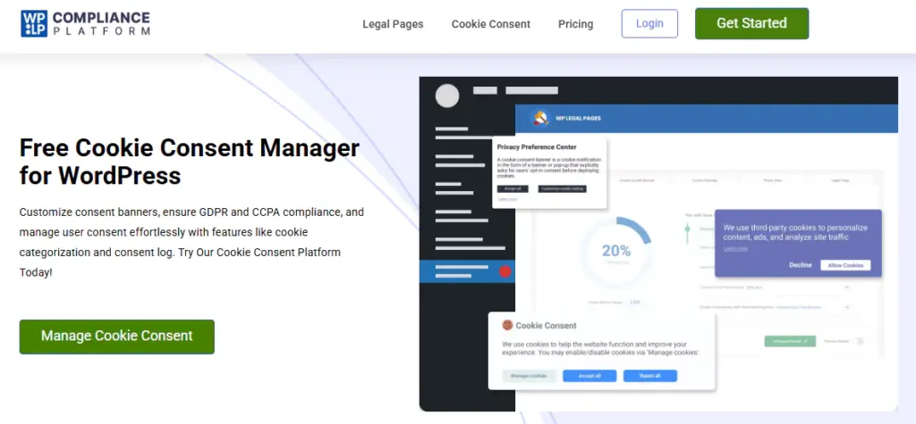 Cookie consent manager