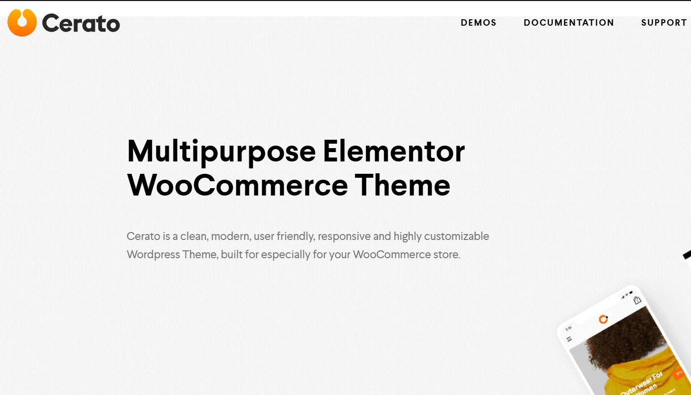 Cerato - Multipurpose Elementor WooCommerce Theme
