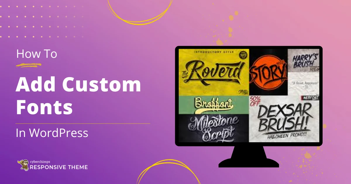 How to add custom fonts