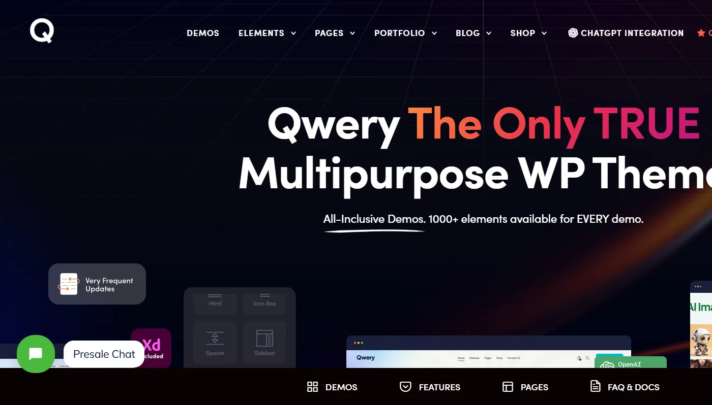 Qwery - Business WooCommerce WordPress Theme