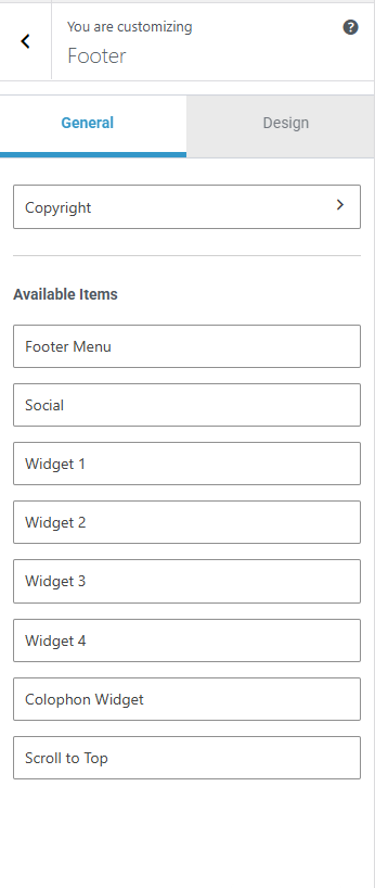 Cyberchimps Responsive theme Footer Builder

