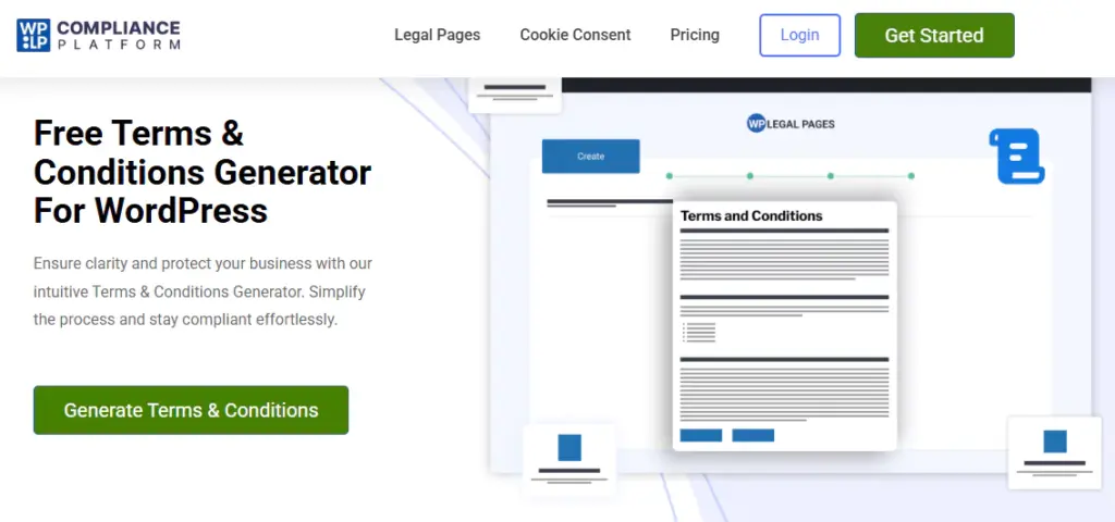 Terms and conditions generator
