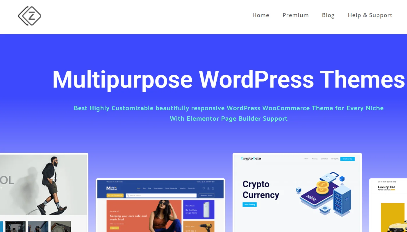 Zita storefront theme
