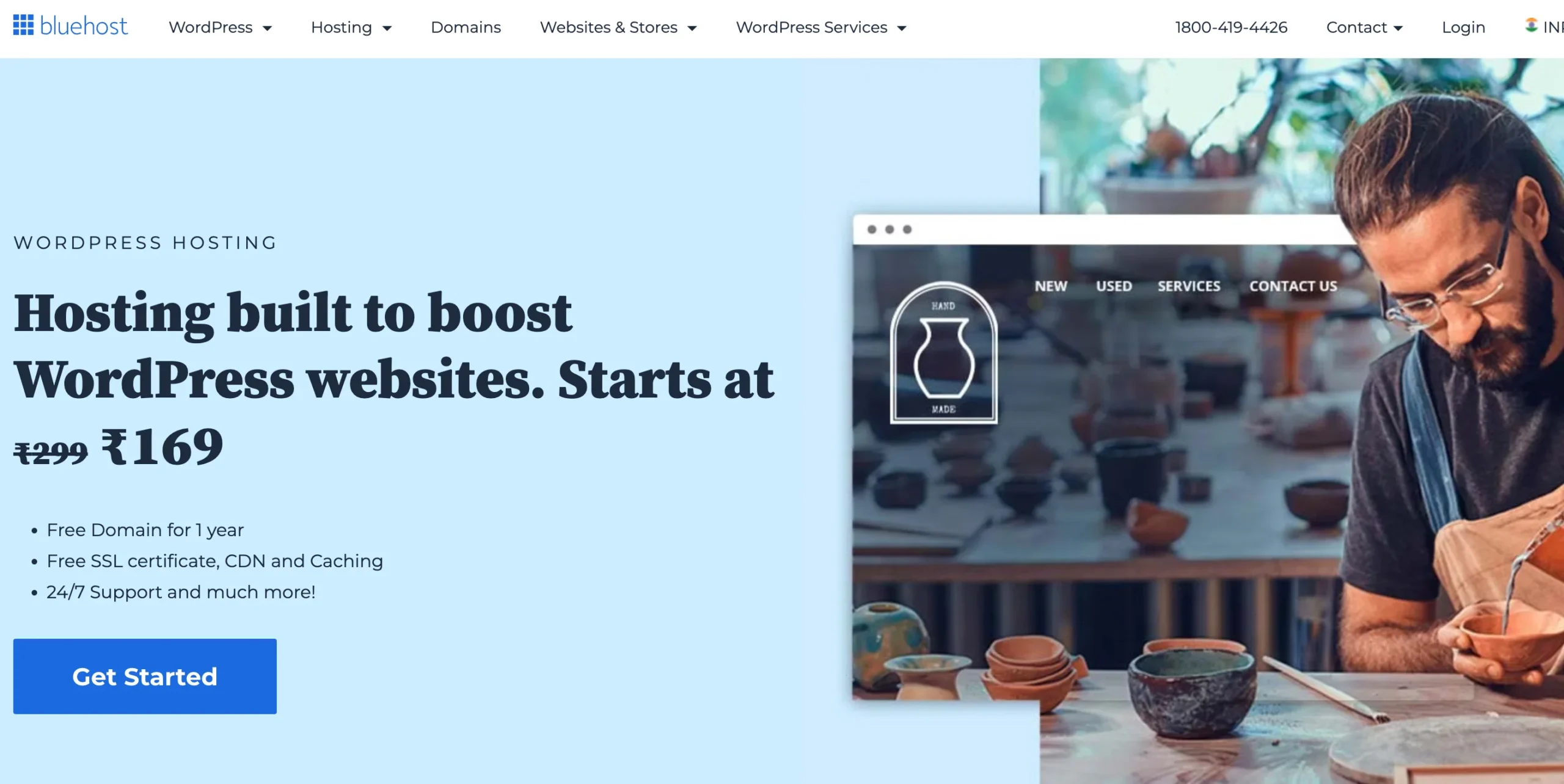 Bluehost hosting provider