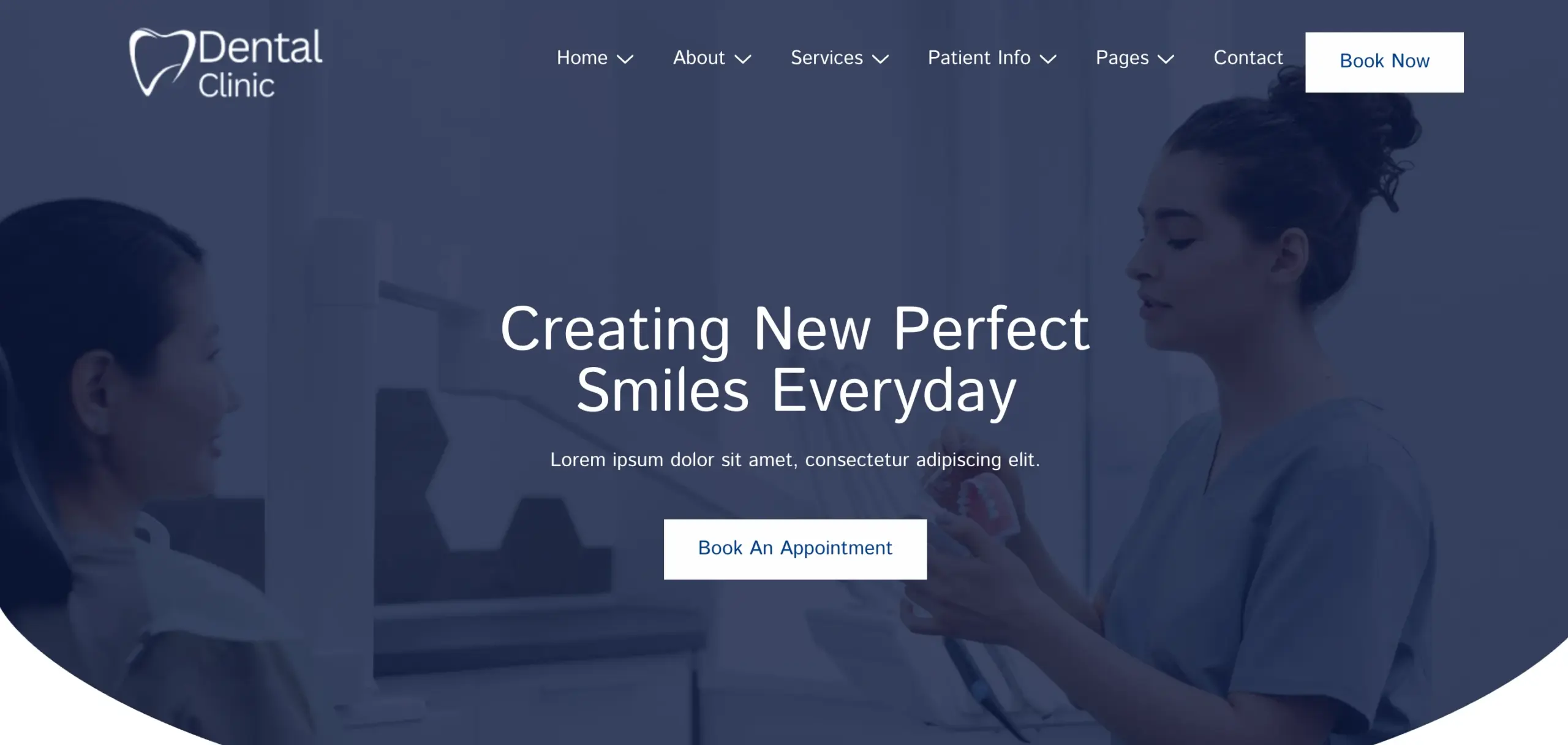 Preview of the Dental Clinic website