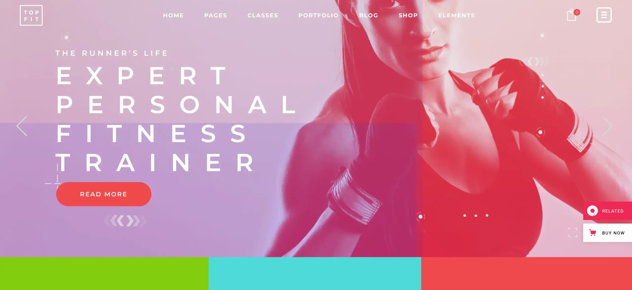TopFit Personal Trainer theme