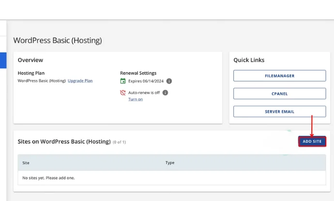 adding a site