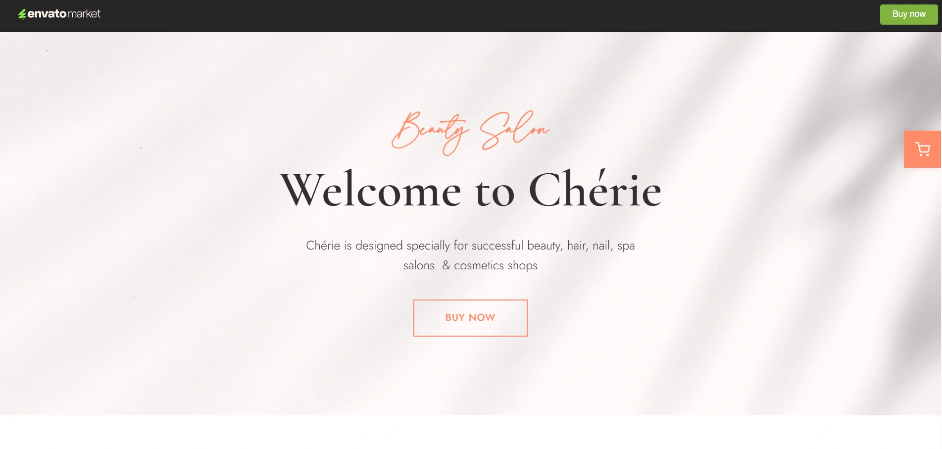 Chérie theme- Best barber shop WordPress themes