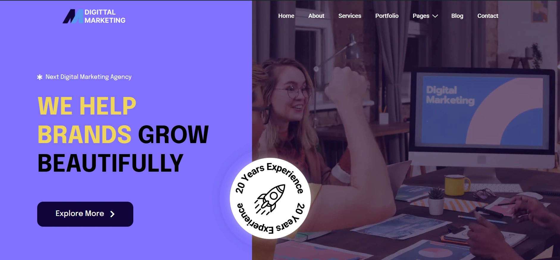Digital Agency-WordPress Starter template