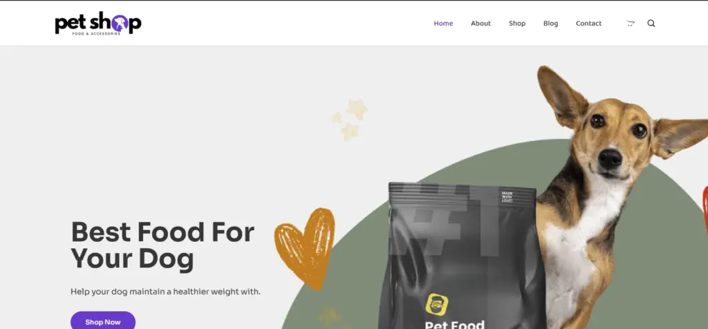 Pet Shop- best WordPress Starter Template