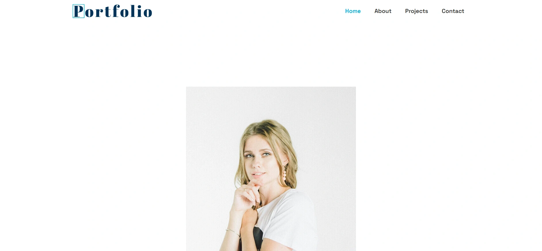 Portfolio Designer- WordPress starter template