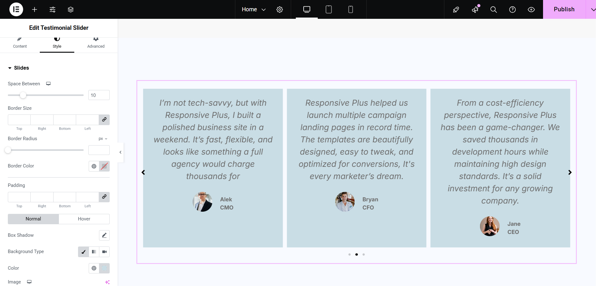 lightweight elementor widgets installed