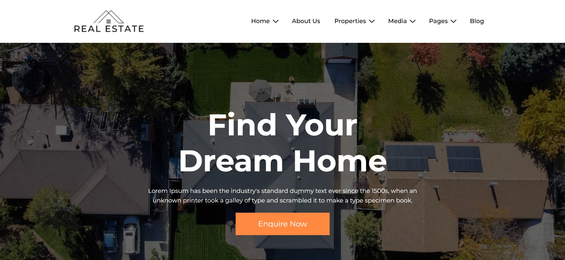 Real estate- best WordPress starter template