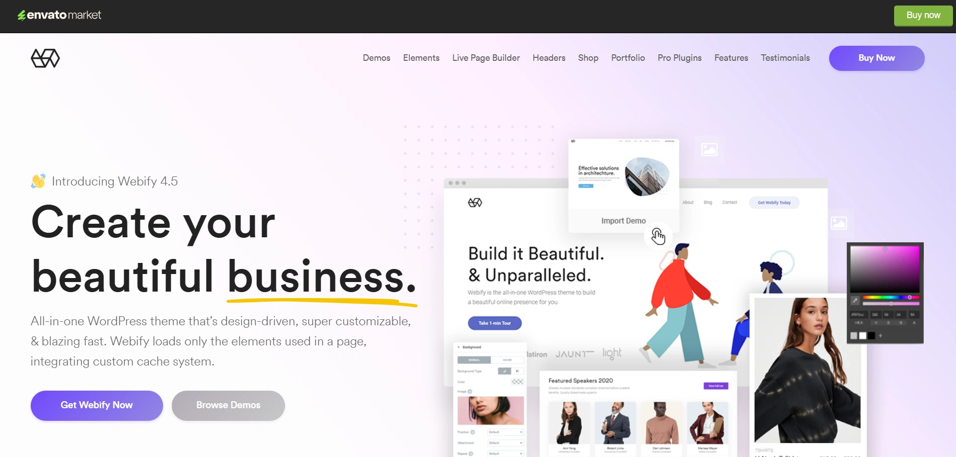 Home page- best barber WordPress themes