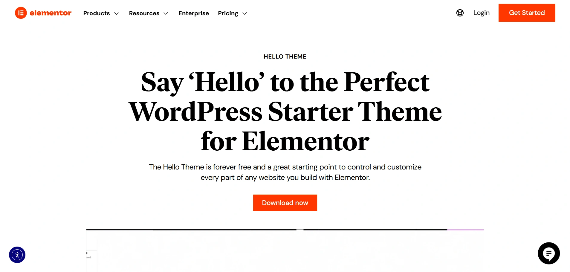 Hello Elementor theme
